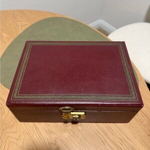 Vintage Jewelry Box with Hidden Love Note Compartment  (1950s notes/documents)